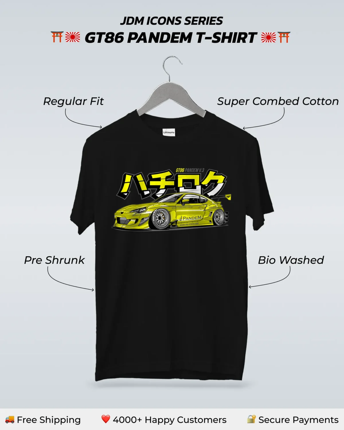 GT86 Pandem T-Shirt Feature