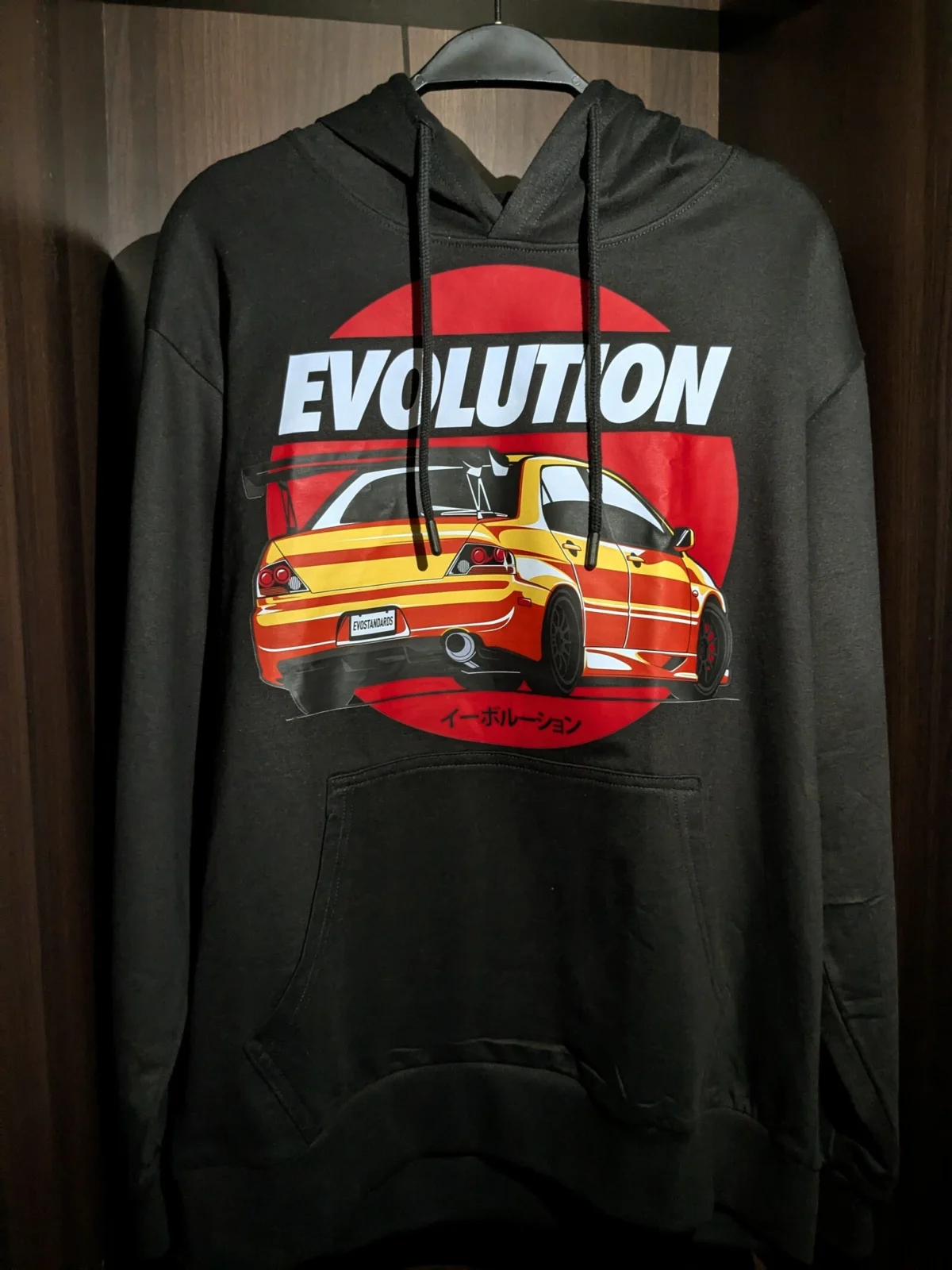 Lancer Evolution 9 Black Hoodie 1