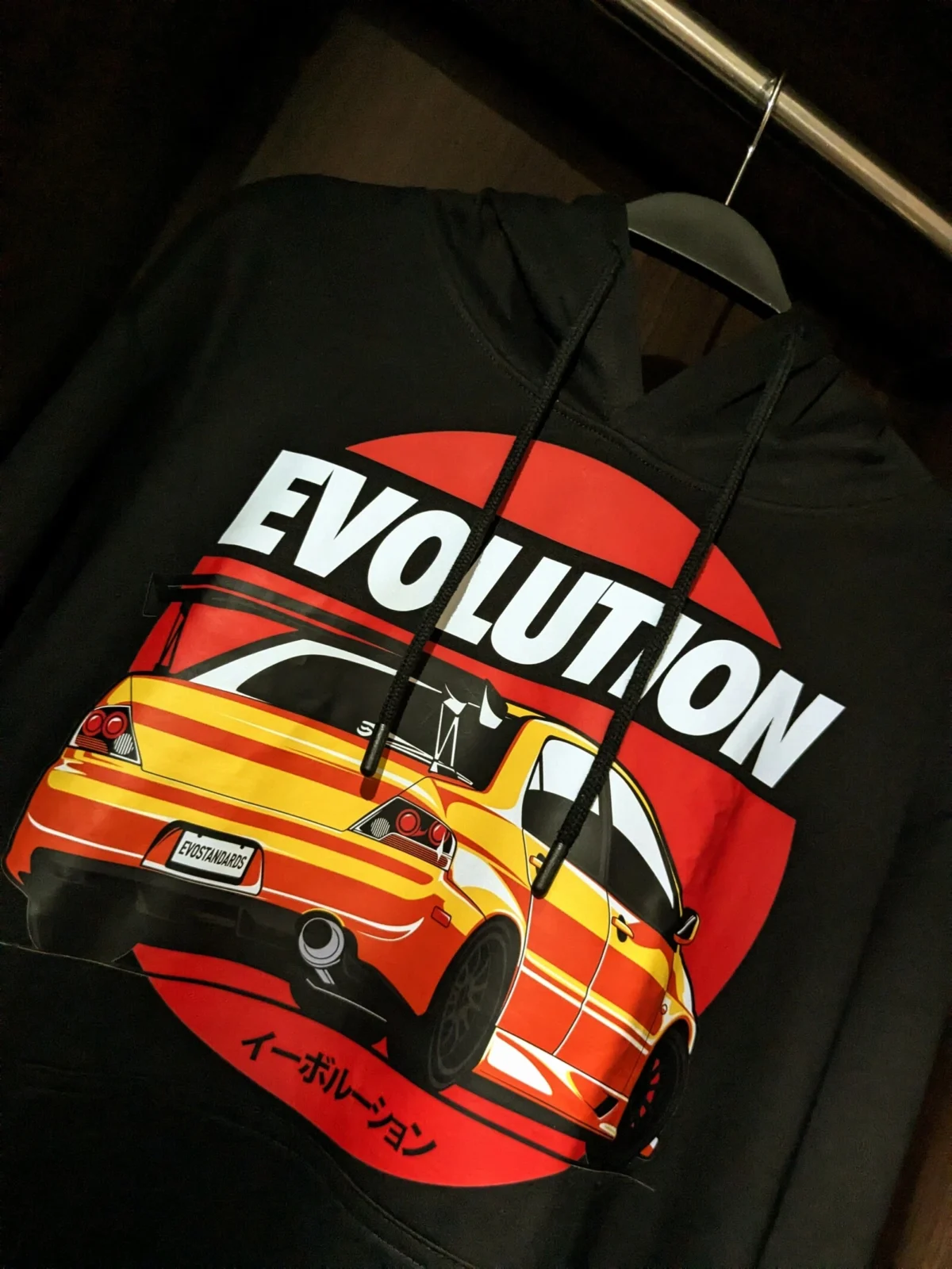 Lancer Evolution 9 Black Hoodie 2