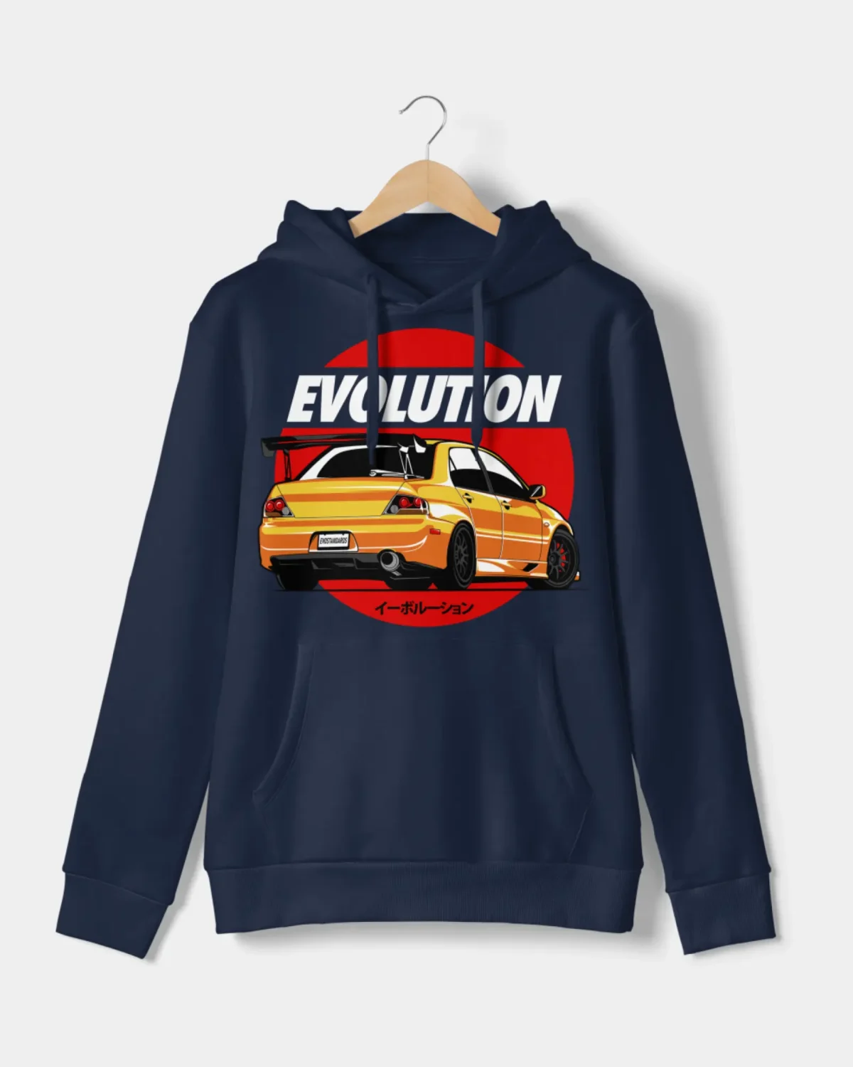 Lancer Evolution 9 Navy Blue Hoodie