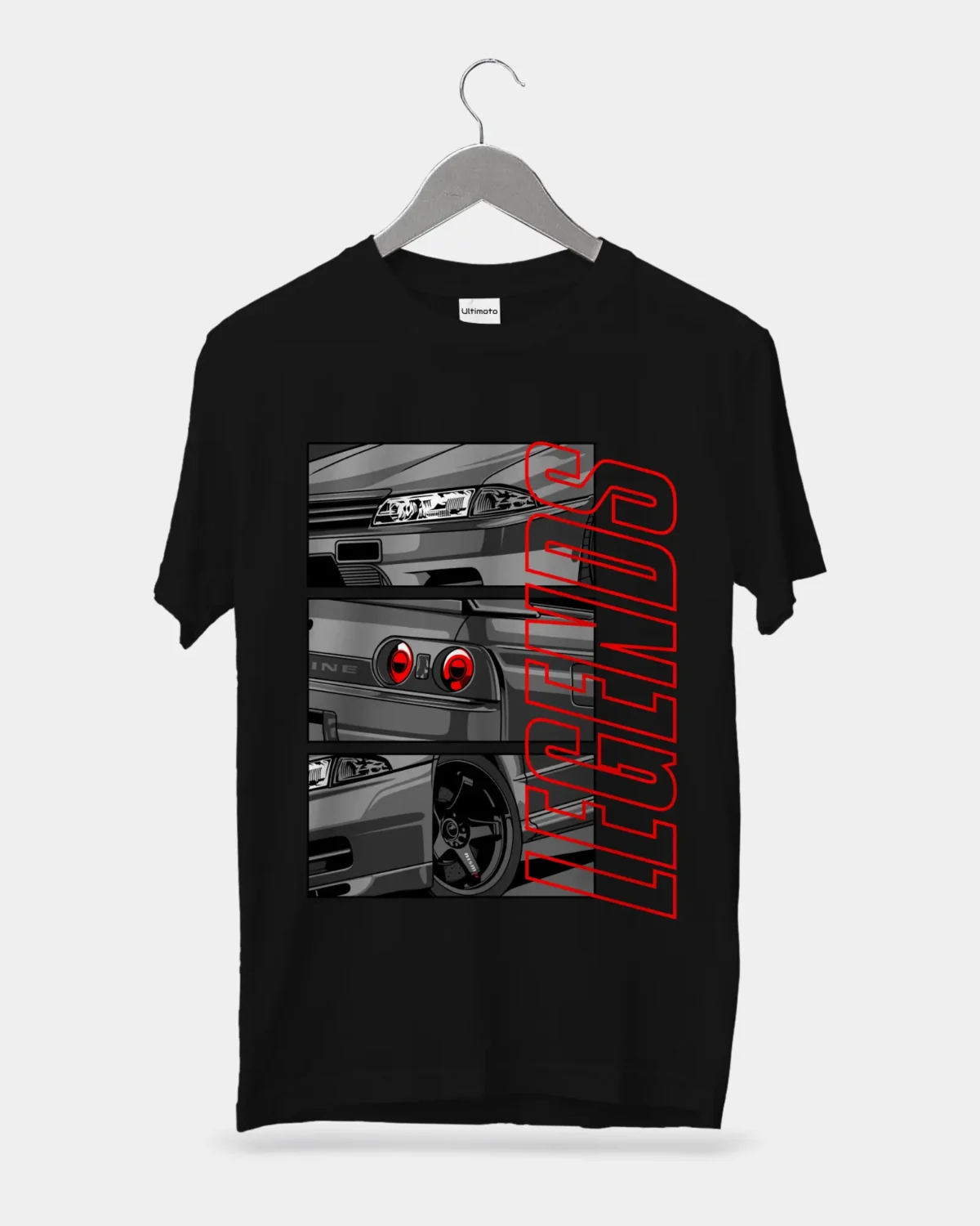 Nissan GT-R R32 Black T-Shirt