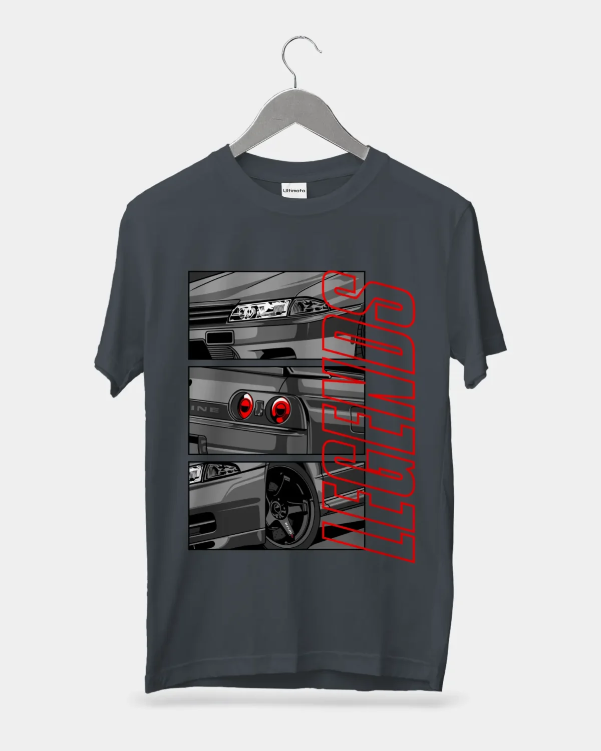 Nissan GT-R R32 Steel Grey T-Shirt