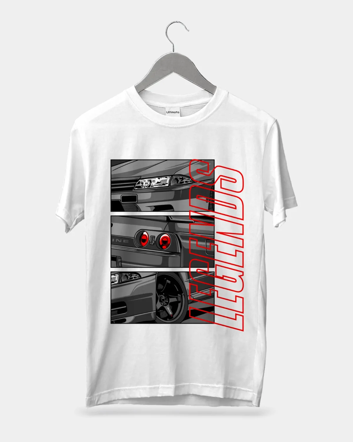 Nissan GT-R R32 White T-Shirt