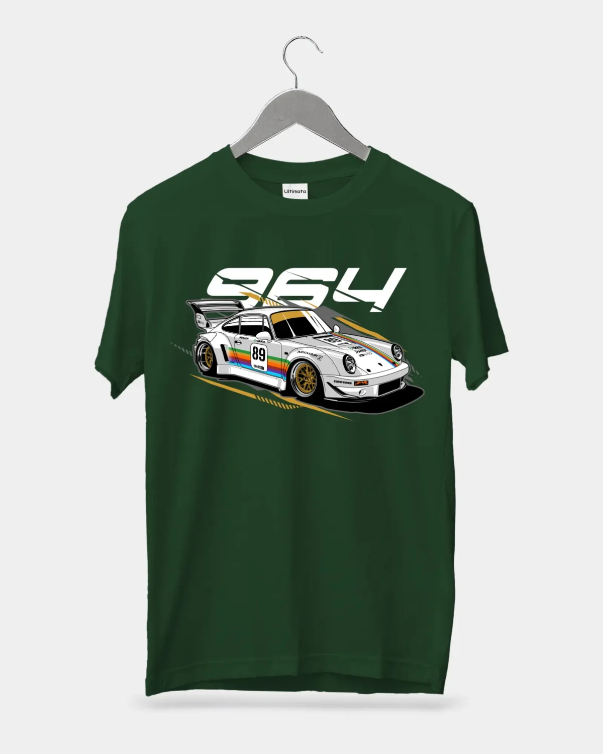 Porsche 964 RWB Bottle Green T-Shirt