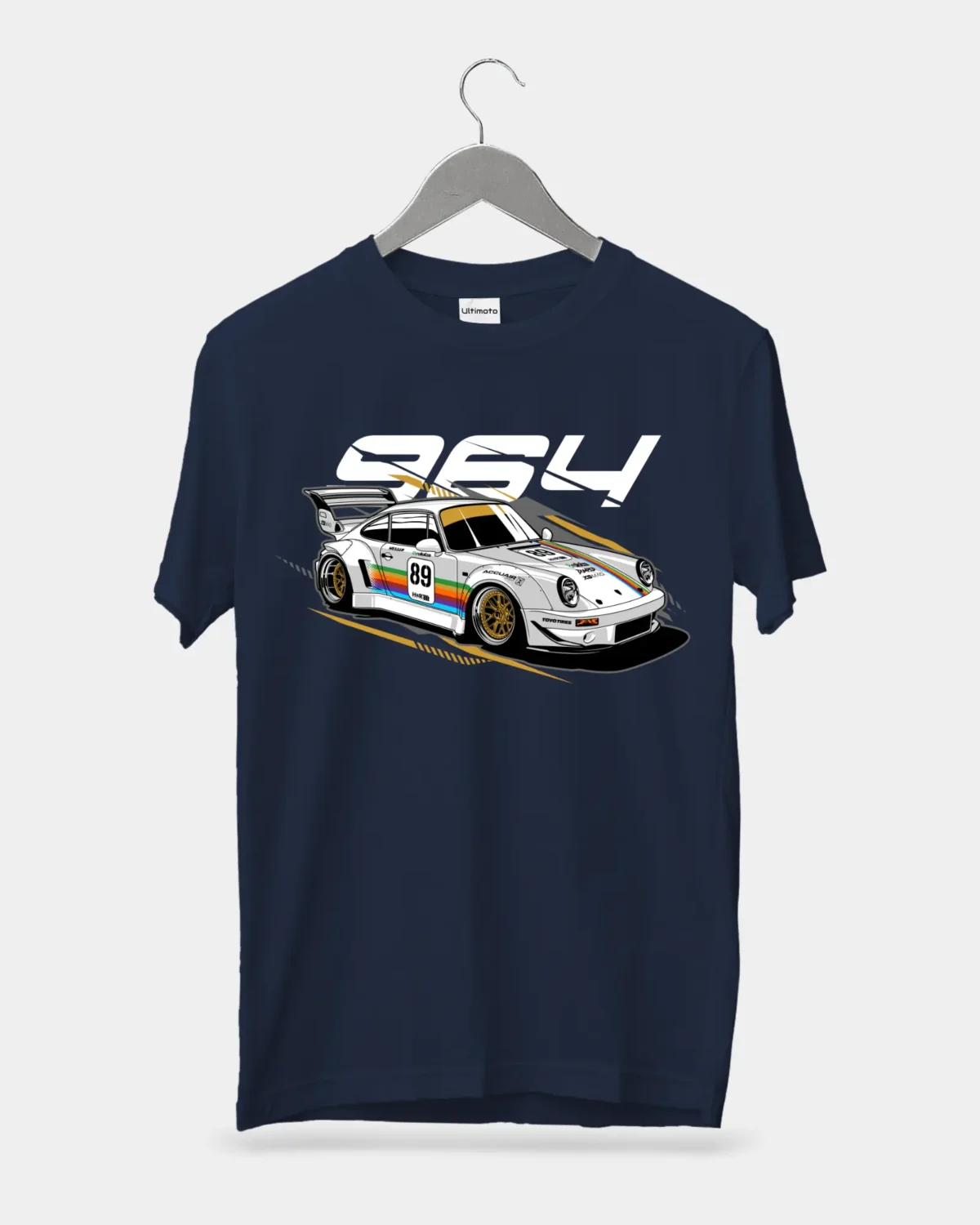 Porsche 964 RWB Navy Blue T-Shirt