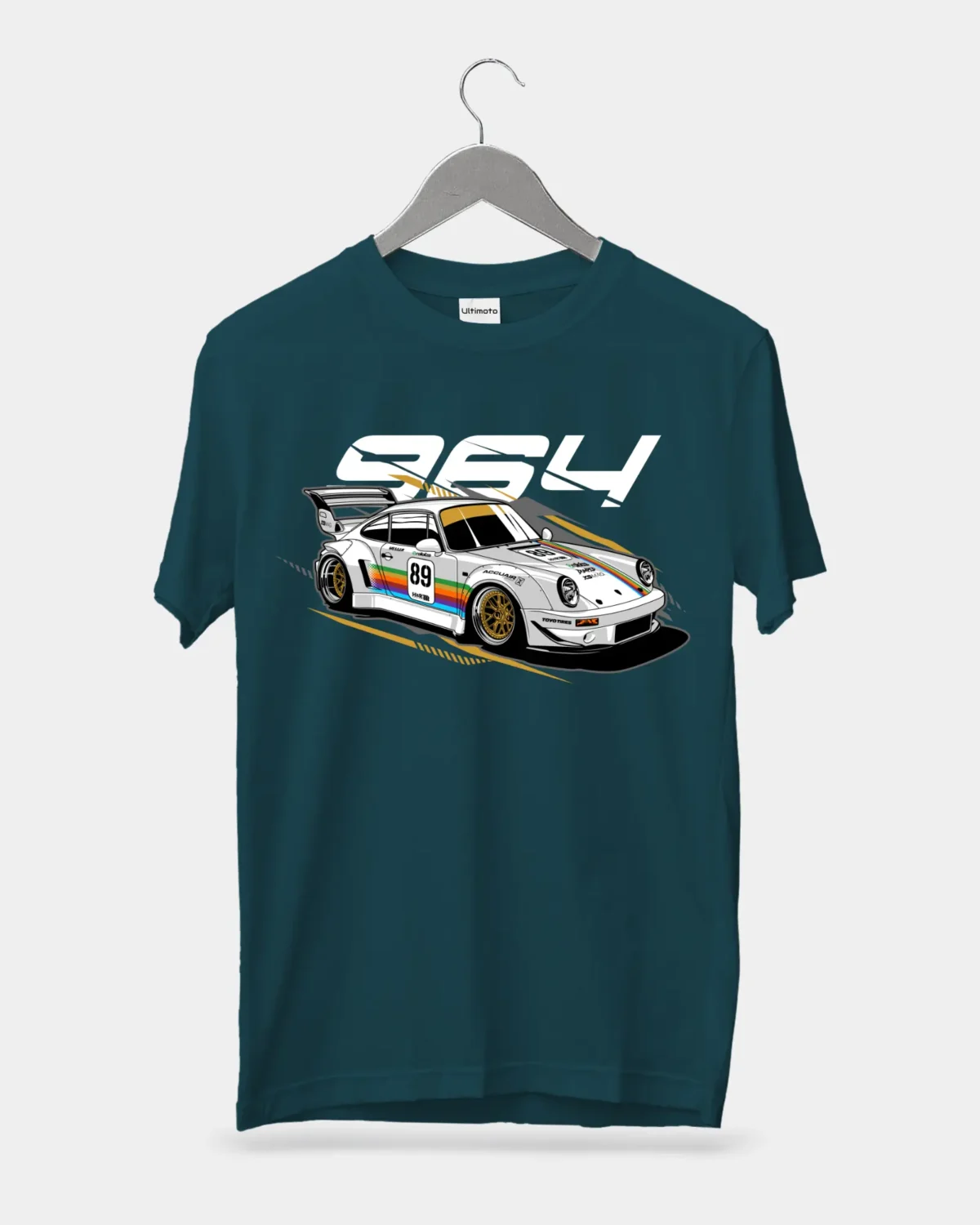 Porsche 964 RWB Petrol Blue T-Shirt