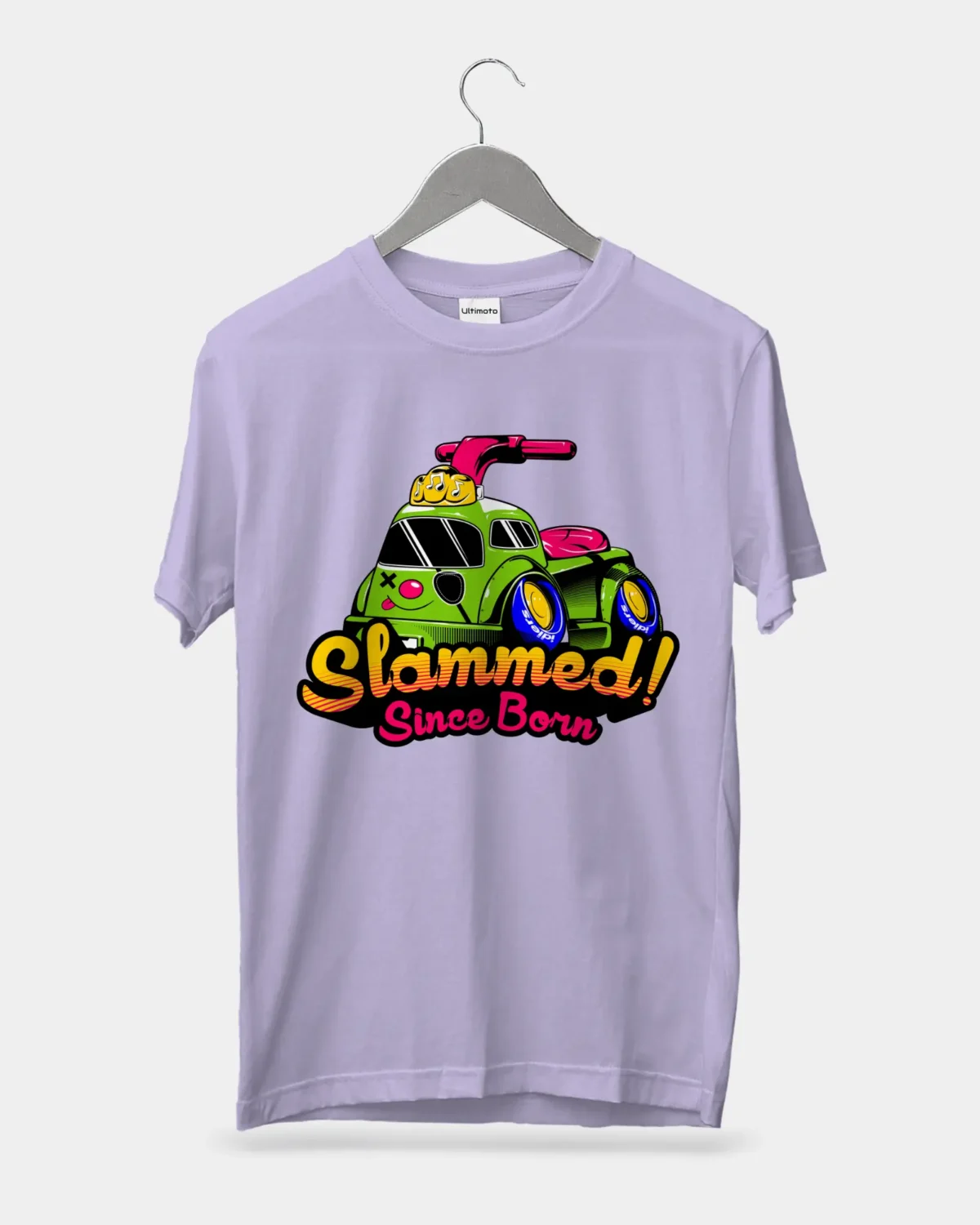 Slammed Since Born Lavender T-Shirt