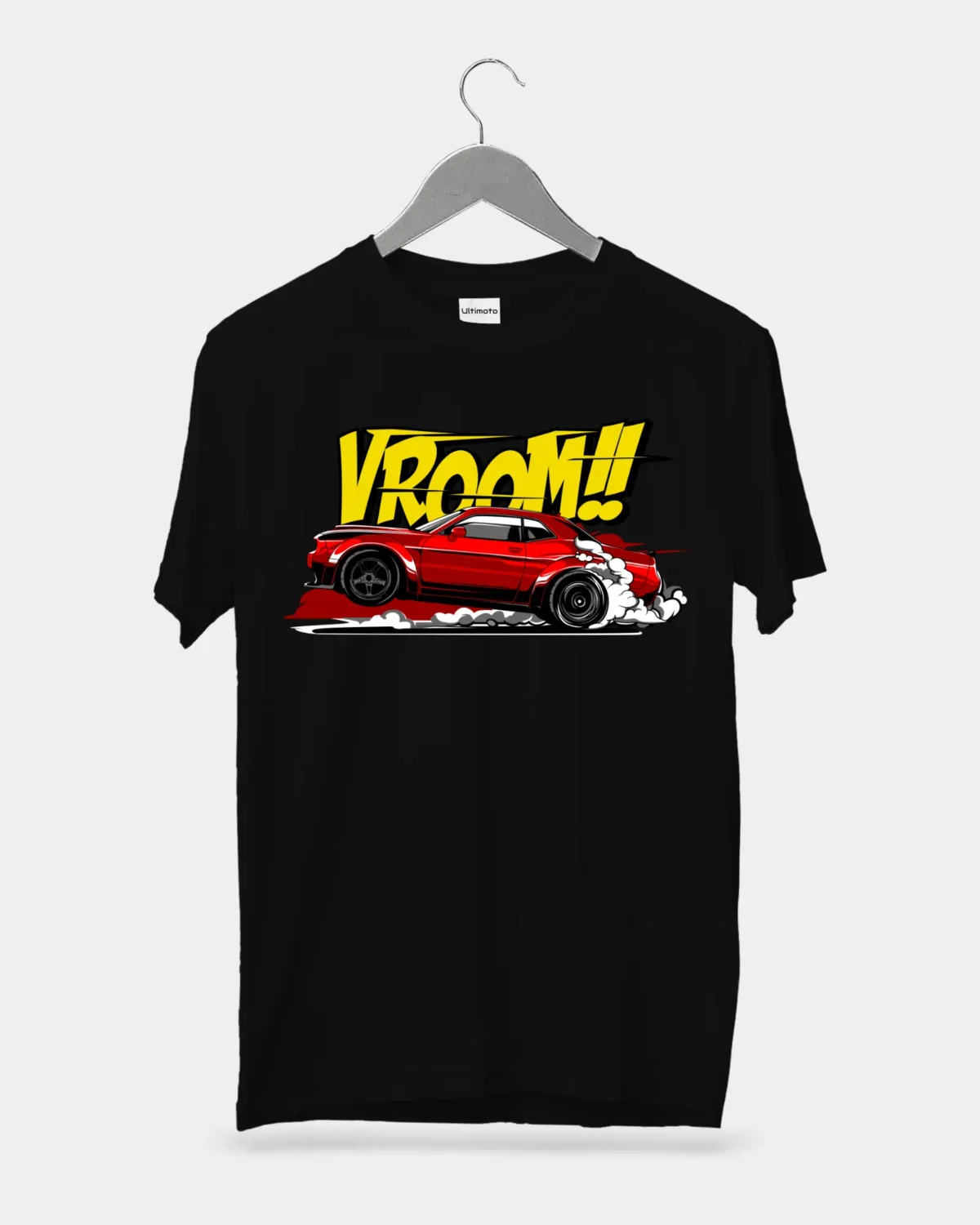 Vroom Black T-Shirt