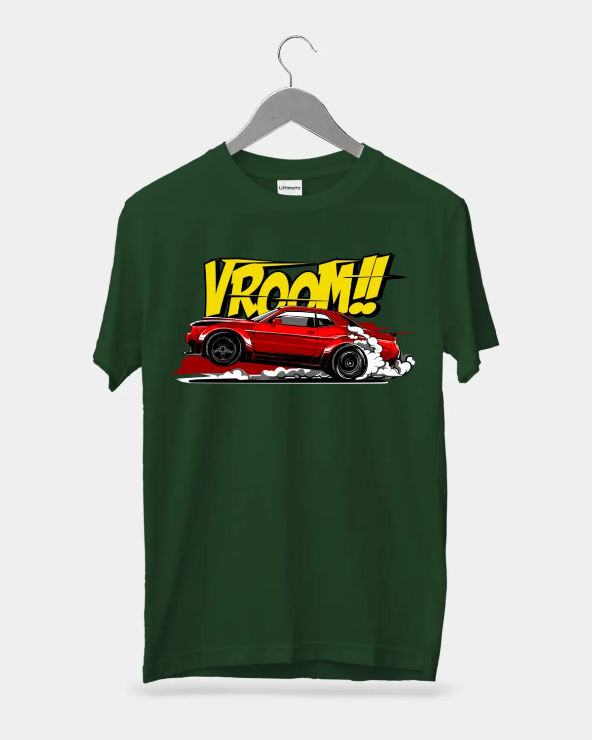 Vroom Bottle Green T-Shirt