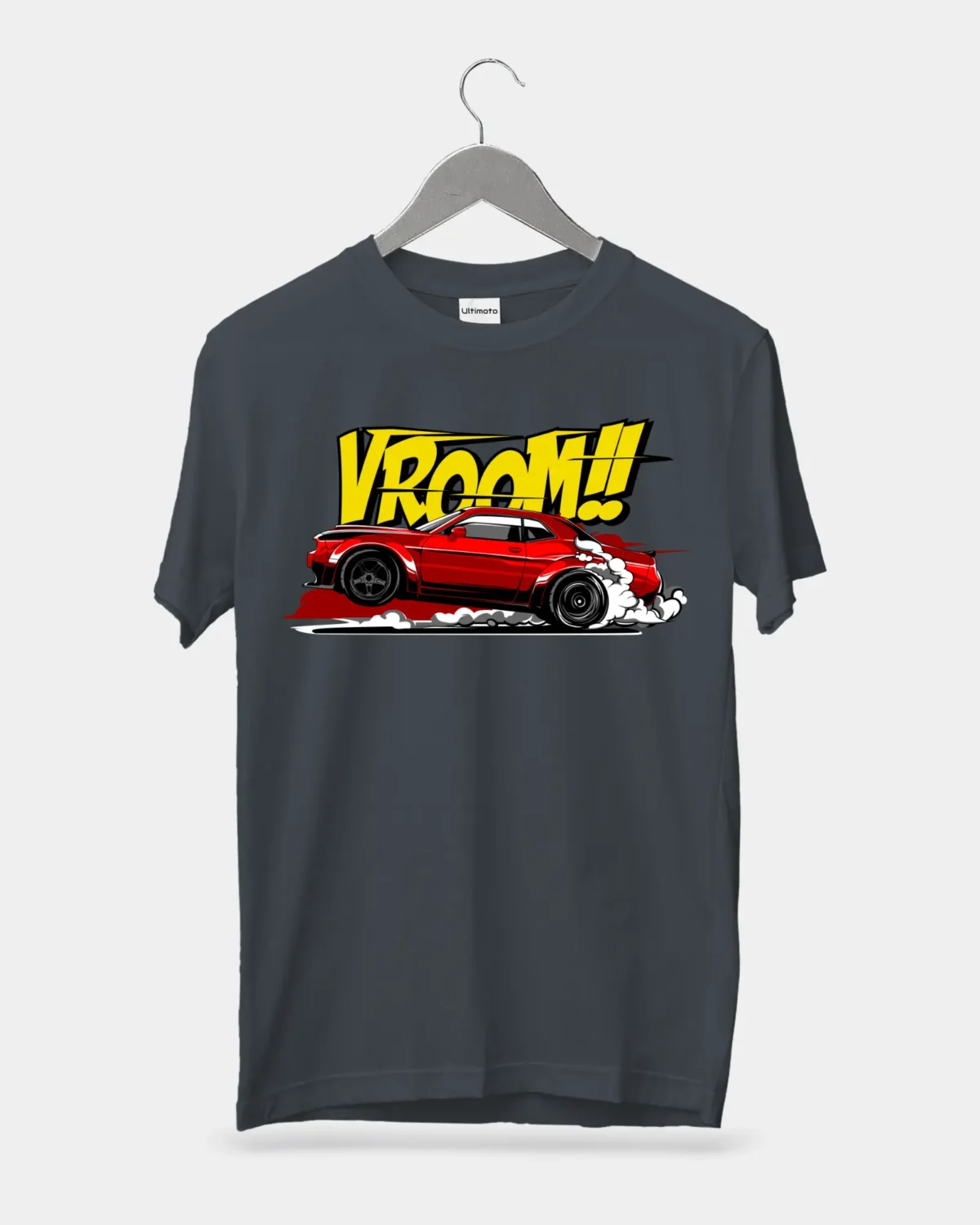 Vroom Steel Grey T-Shirt
