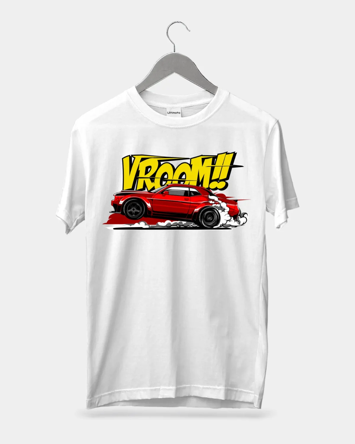 Vroom White T-Shirt
