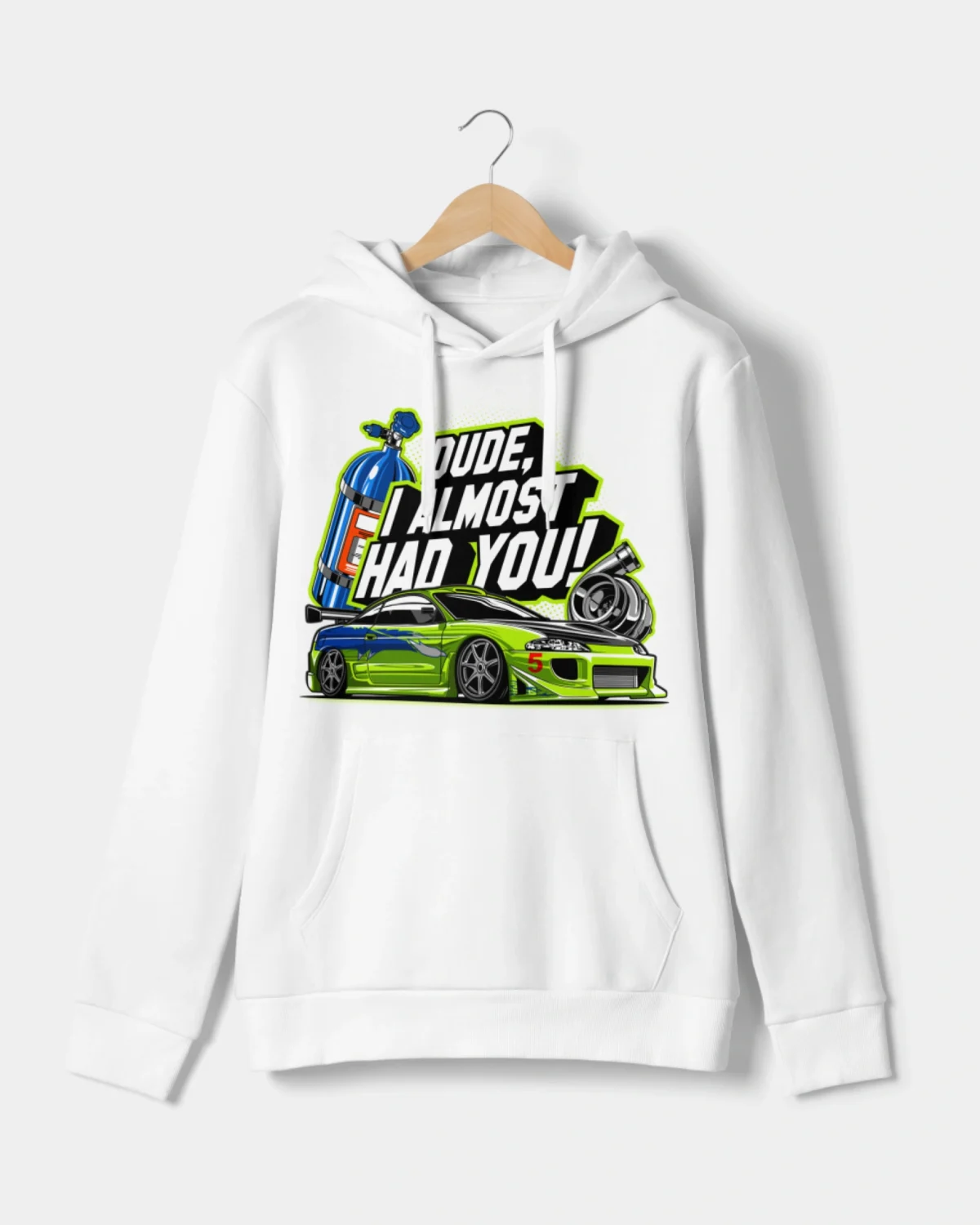 Fast and Furious Eclipse White Hoodie