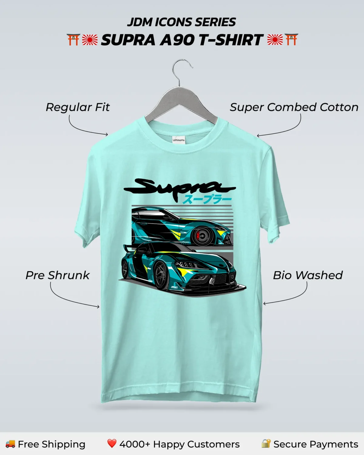 Features of the Supra A90 T-Shirt
