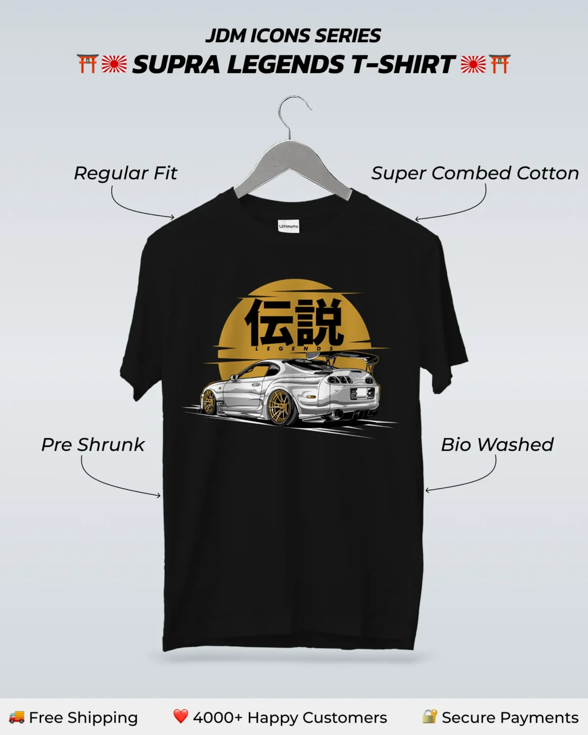 Supra Legends Tee Features